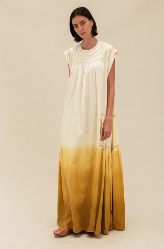 MAXI VESTIDO TIE DYE AMARILLO
