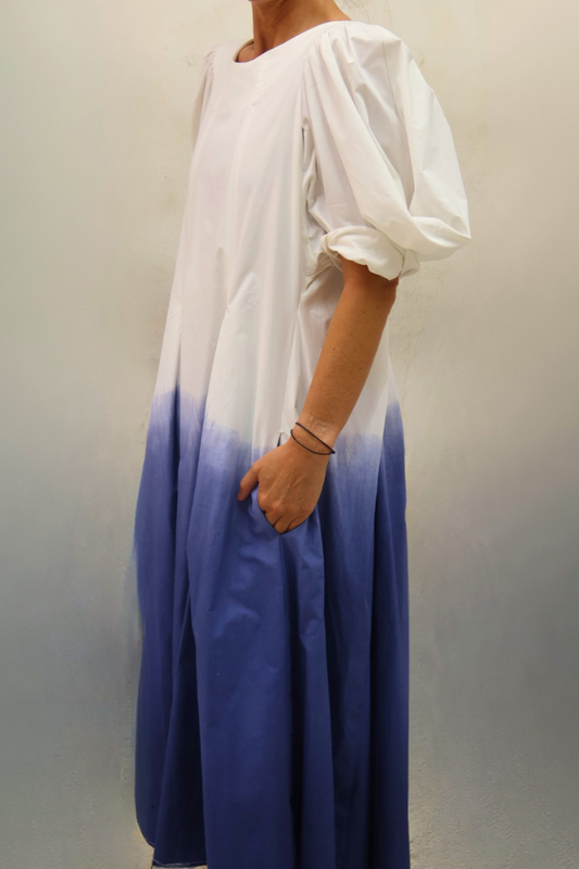 VESTIDO ANA BLANCO TIE DYE