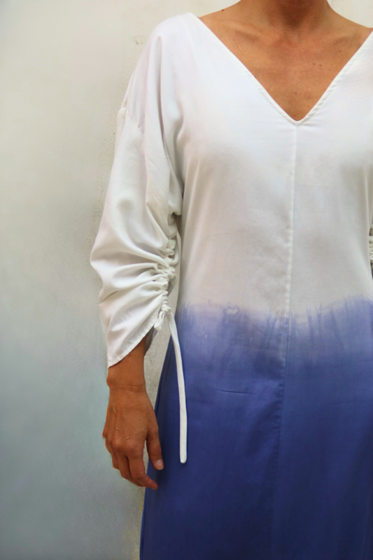 VESTIDO AUGUSTA BLANCO TIE DYE