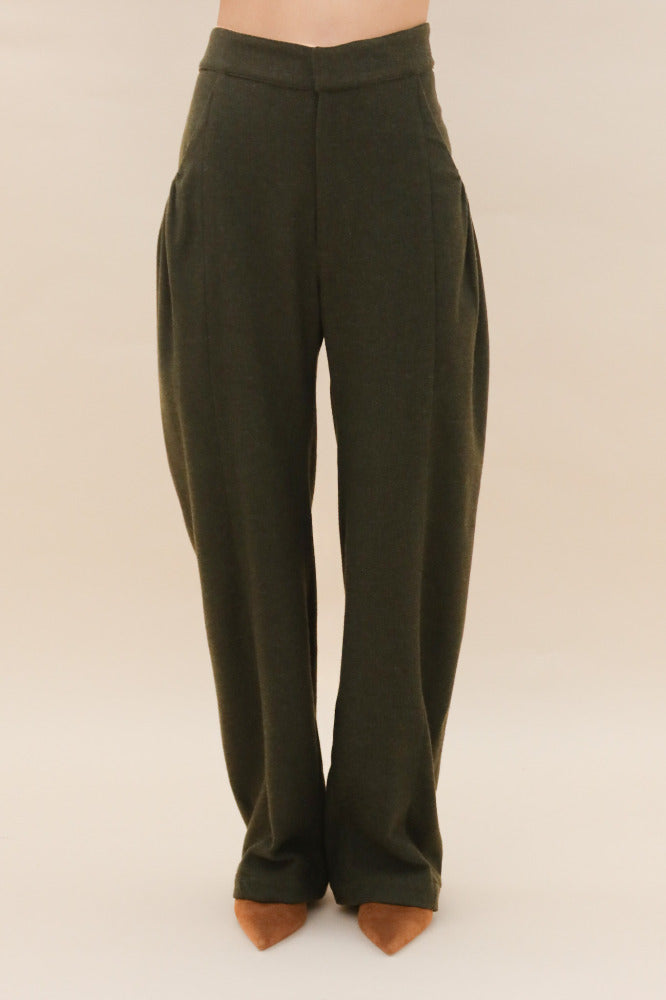 PANTALON HUIZACHE LANA VERDE