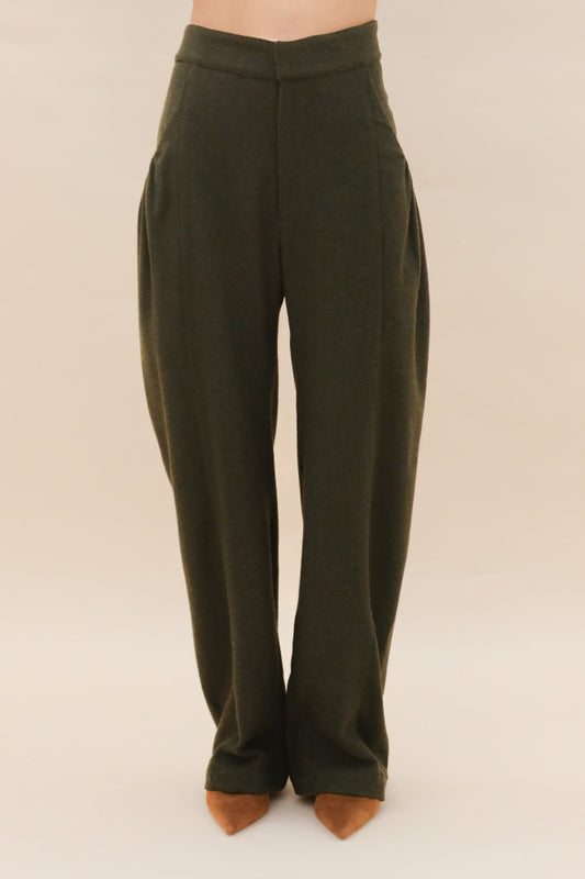 PANTALON HUIZACHE LANA VERDE