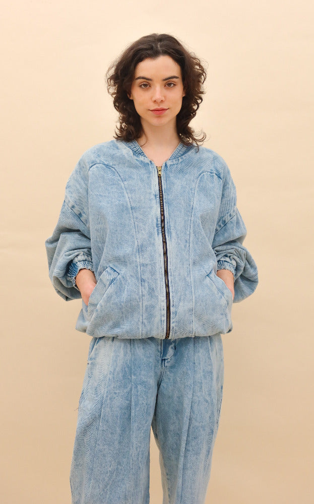 CHAMARRA MARIO MEZCLILLA