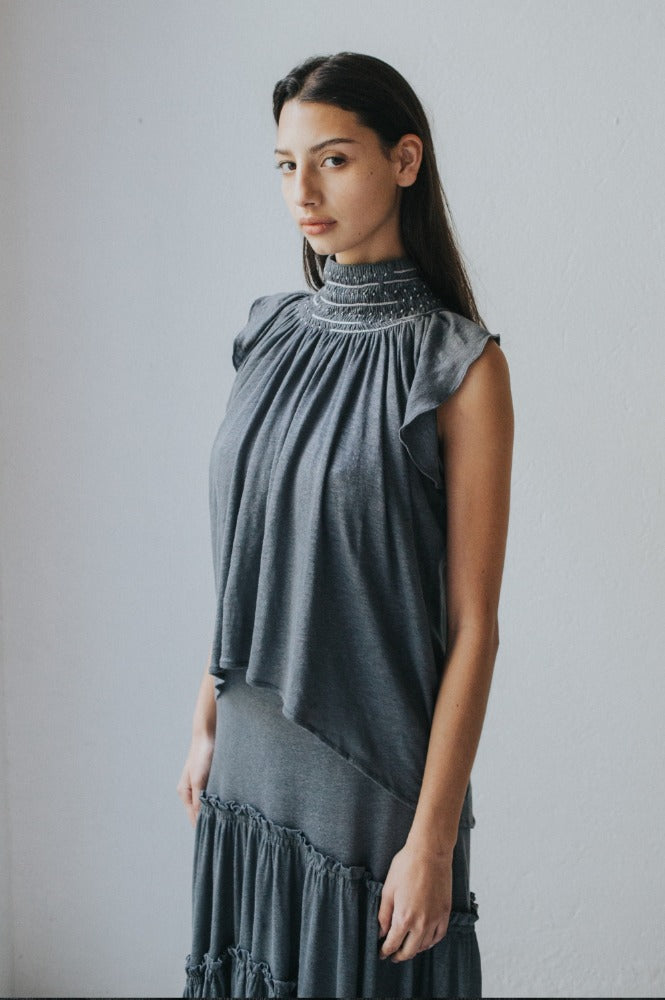 VESTIDO ALBA GRIS