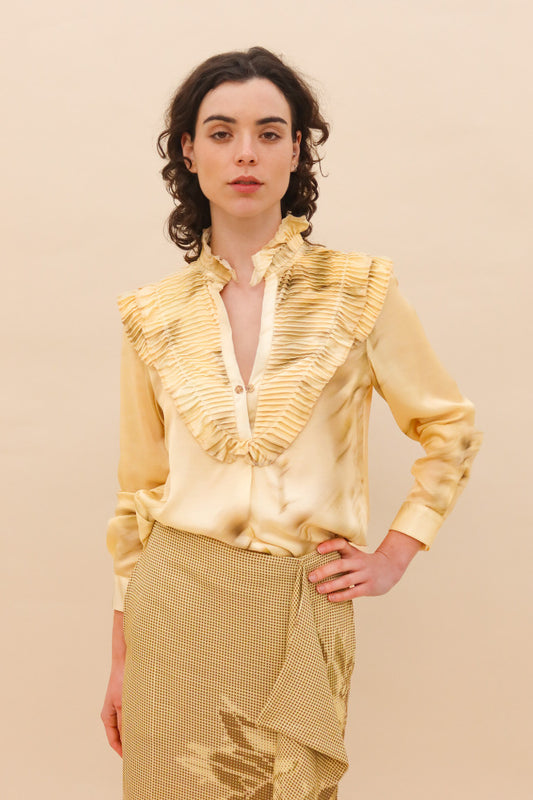 BLUSA MAZAHUA ESTAMPADA