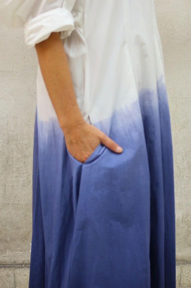 VESTIDO ANA BLANCO TIE DYE