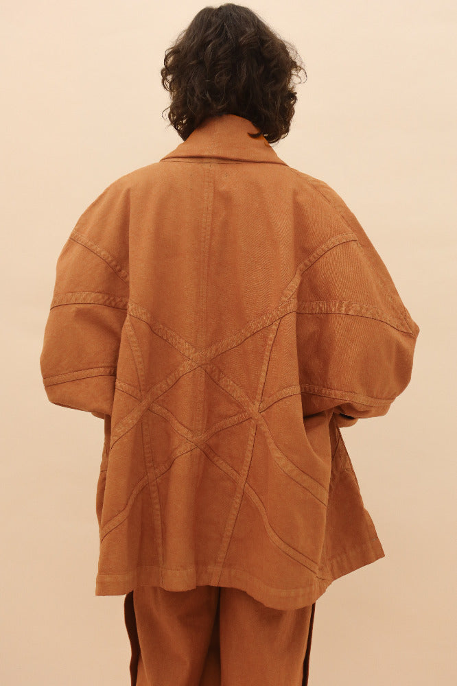 CHAQUETA JAPONESA MOSTAZA