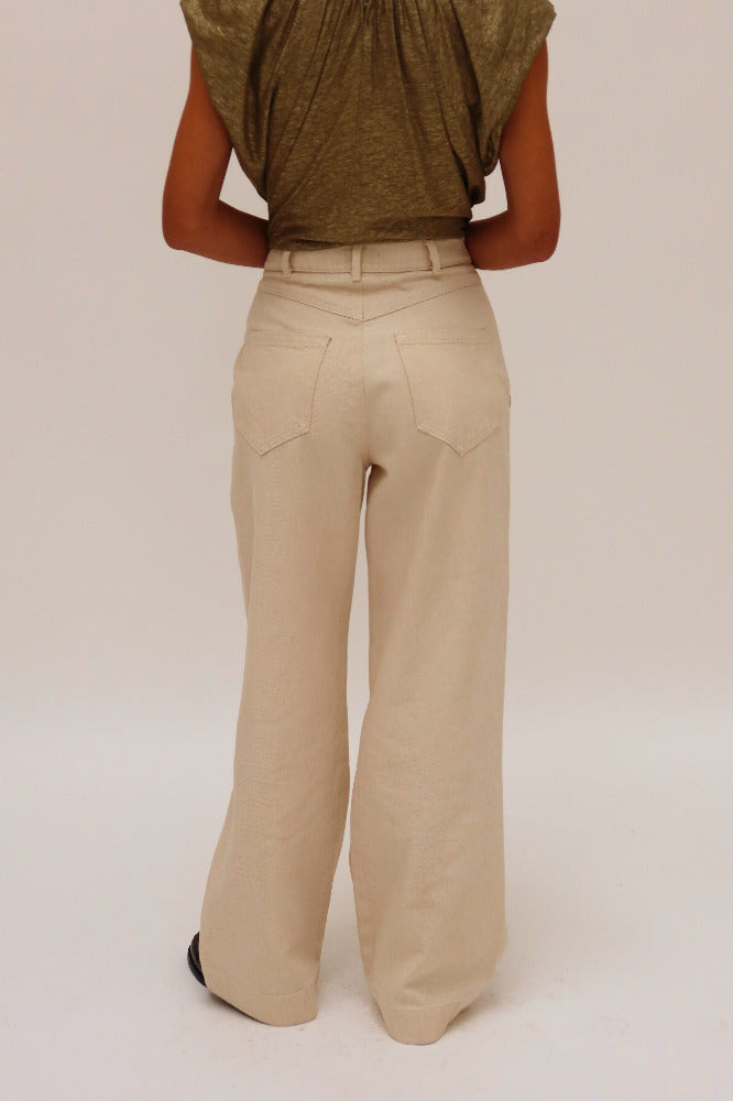 PANTALON AHUEHUTE MEZCLILLA CRUDO | PRE-ORDEN