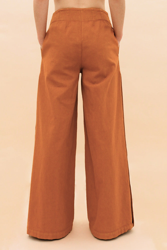 PANTALON SONIA MOSTAZA