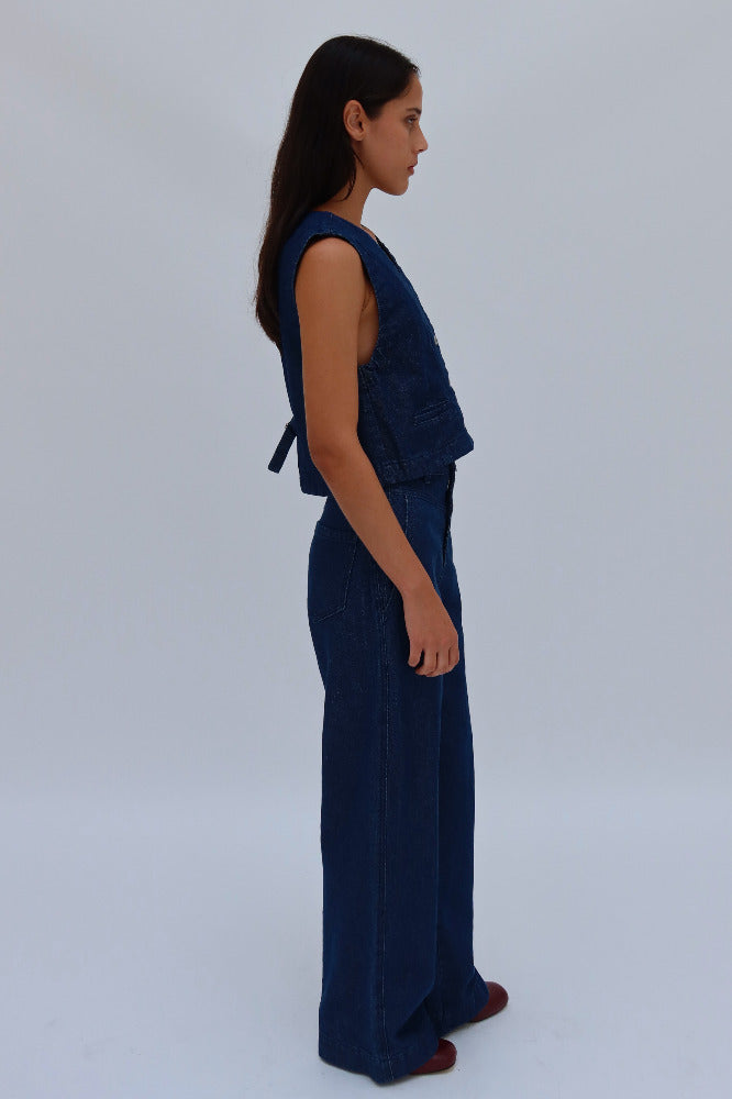 PANTALON AHUEHUTE MEZCILLA INDIGO  | PRE-ORDEN