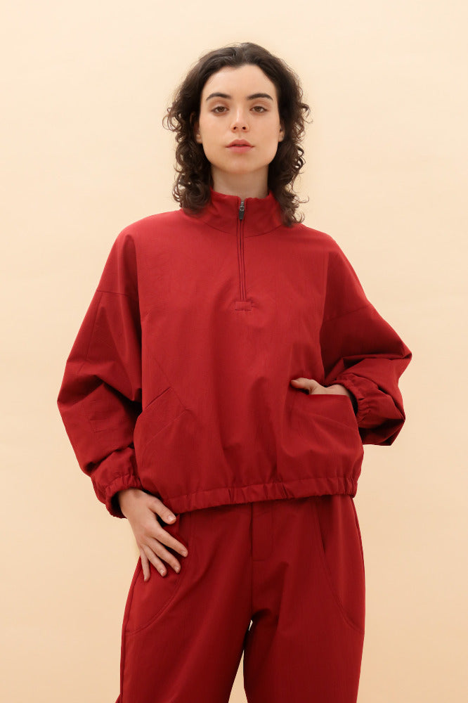 CHAMARRA MARIA ANGELES ROJA