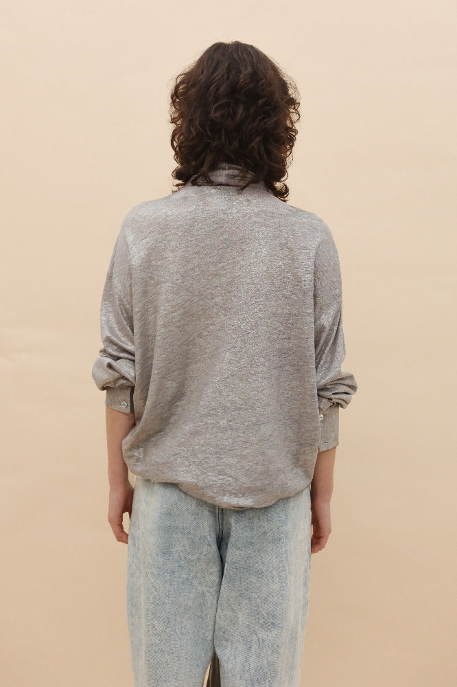 BLUSA NARELI PLATEADA