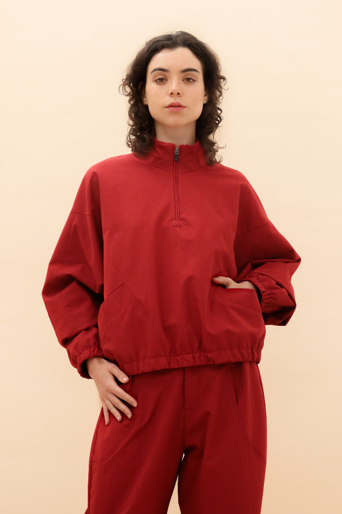 CHAMARRA MARIA ANGELES ROJA