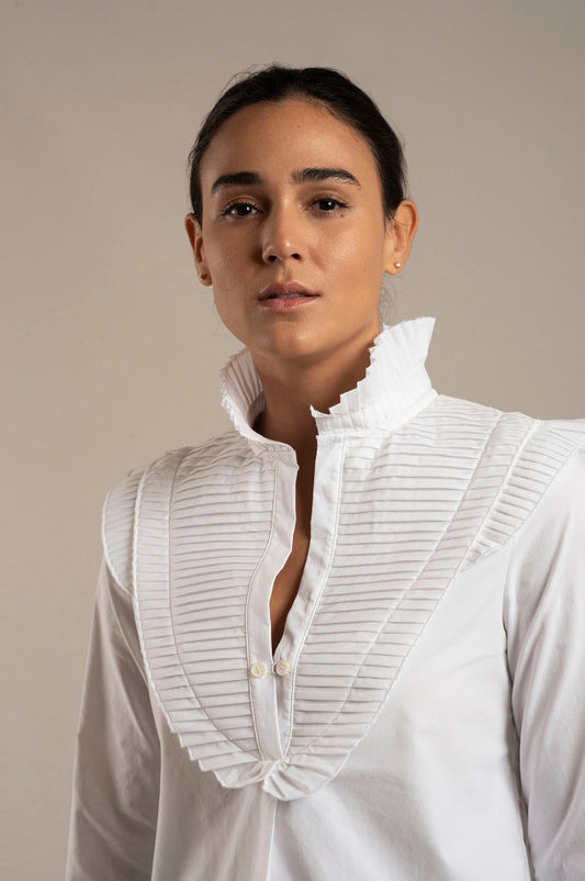 CAMISA MAZAHUA BLANCA