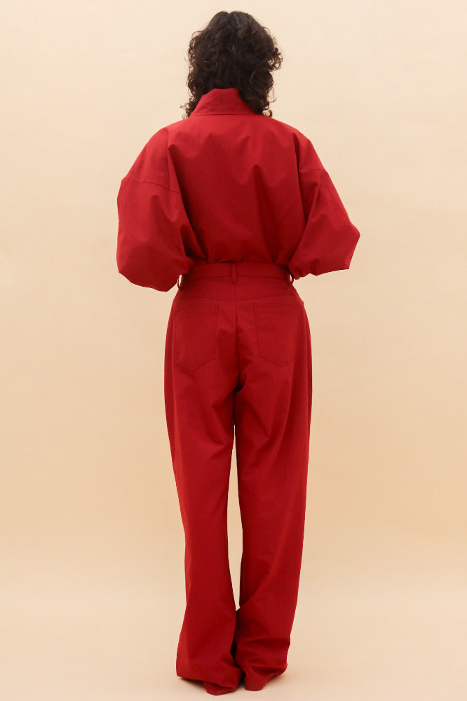 CHAMARRA MARIA ANGELES ROJA