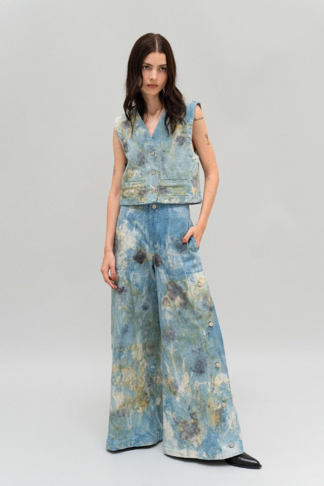 CHALECO FRAMBOYAN CORTO TIE DYE