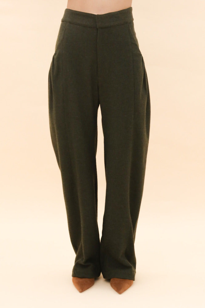 PANTALON HUIZACHE LANA VERDE