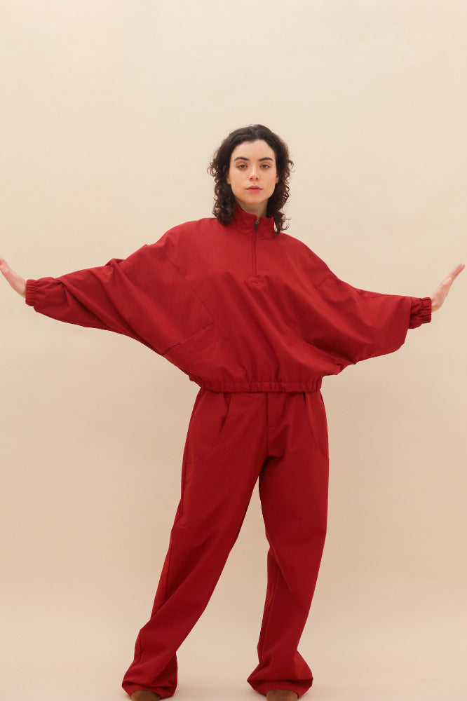 CHAMARRA MARIA ANGELES ROJA