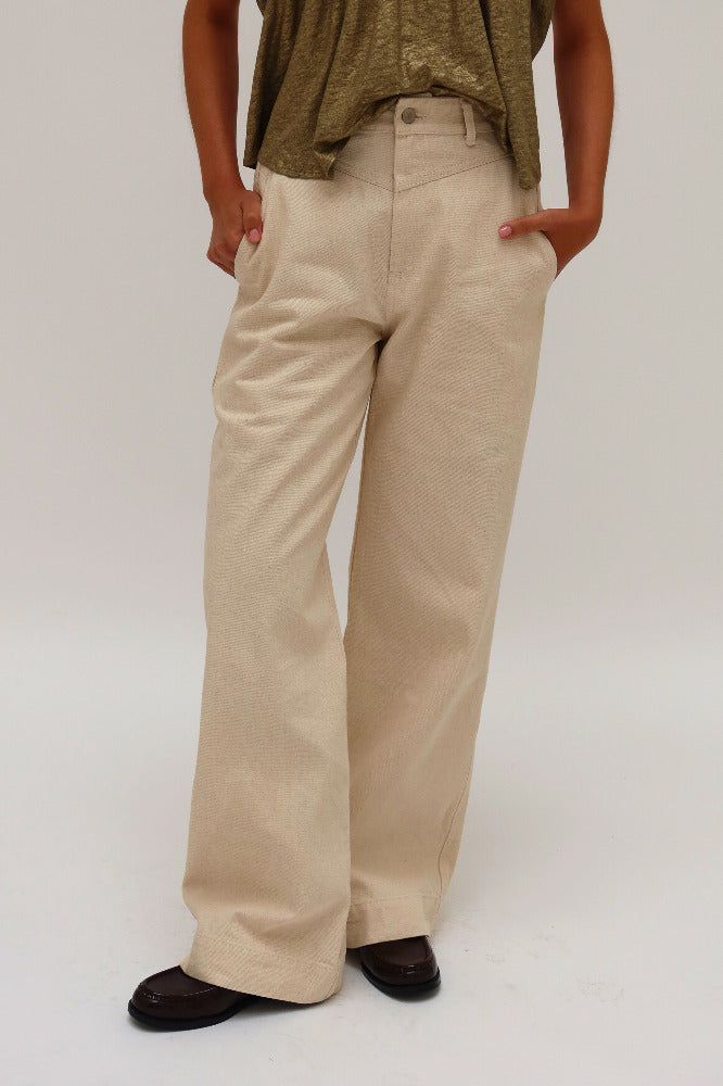 PANTALON AHUEHUTE MEZCLILLA CRUDO | PRE-ORDEN
