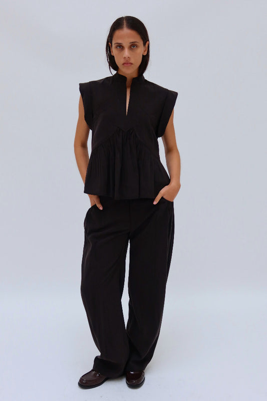 BLUSA MONTERIA MC CUPRO NEGRO