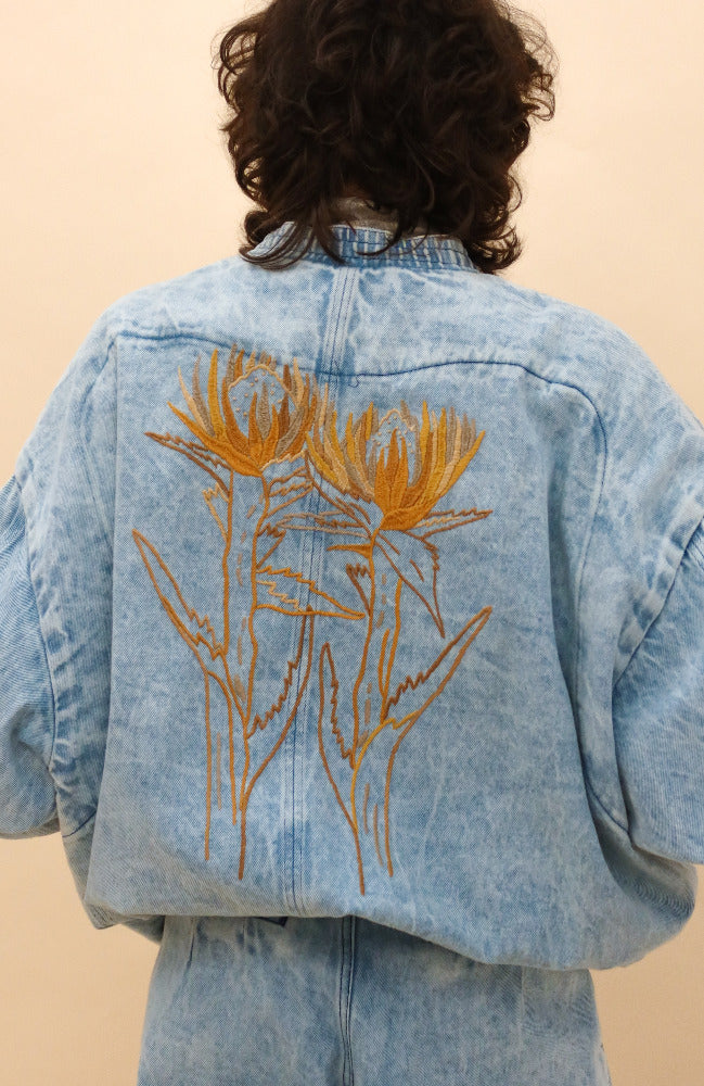 CHAMARRA MARIO MEZCLILLA