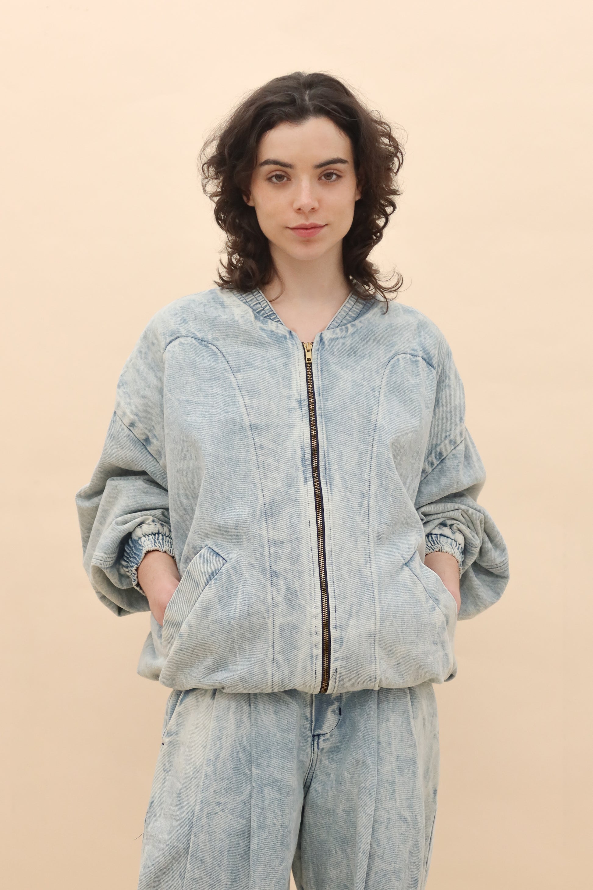 CHAMARRA MARIO MEZCLILLA