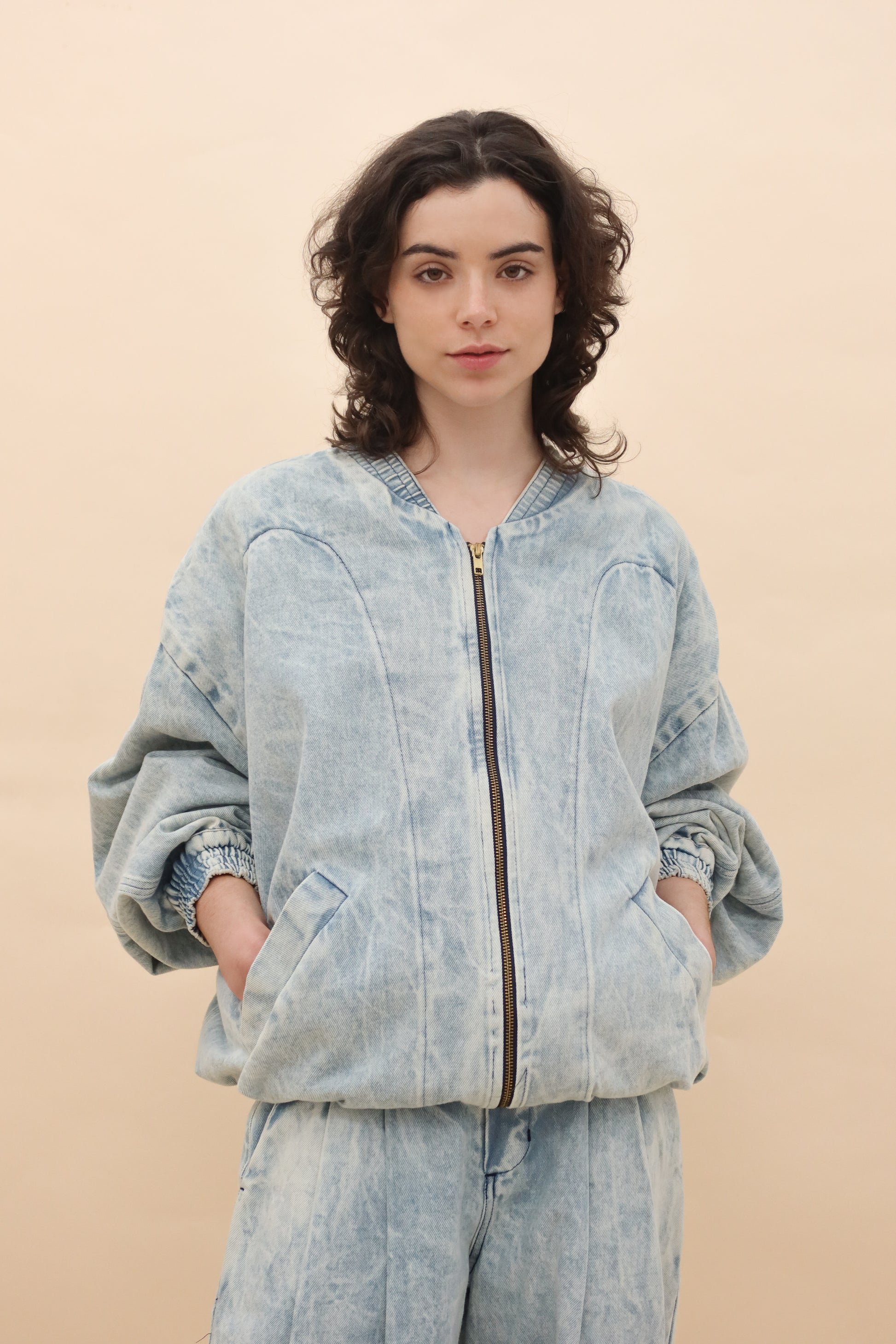 CHAMARRA MARIO MEZCLILLA