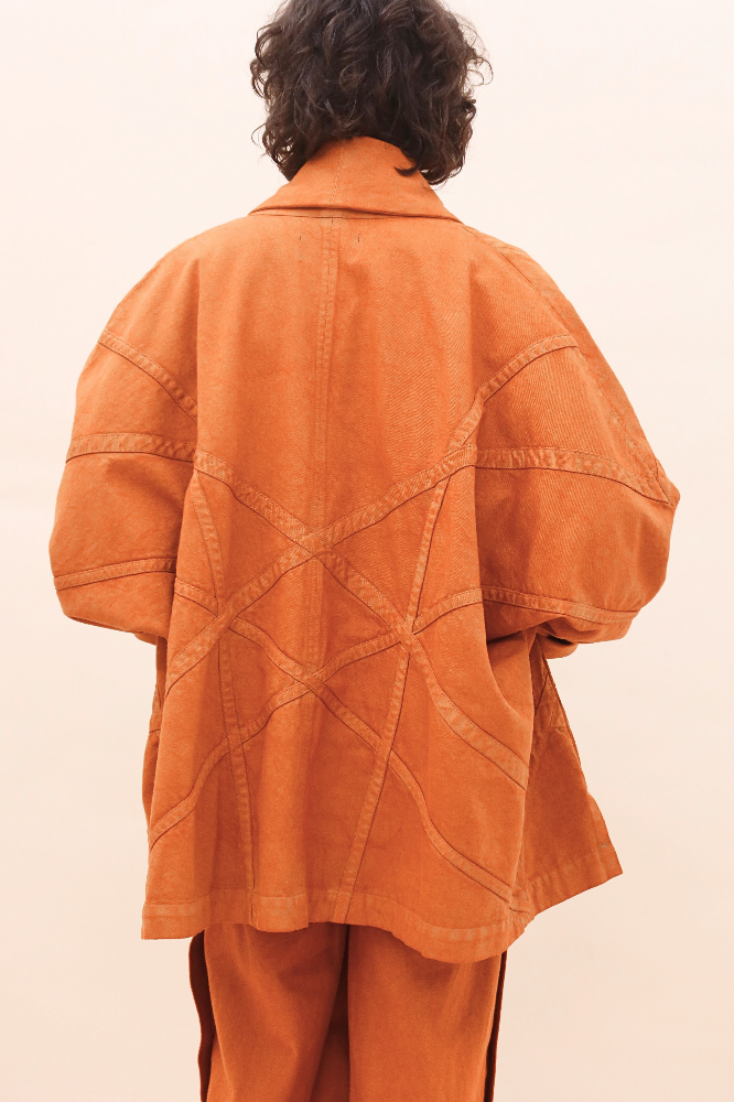 CHAQUETA JAPONESA CARAMELO