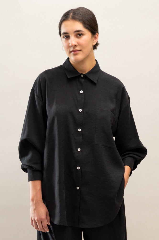 CAMISA LAUREL CUPRO NEGRO