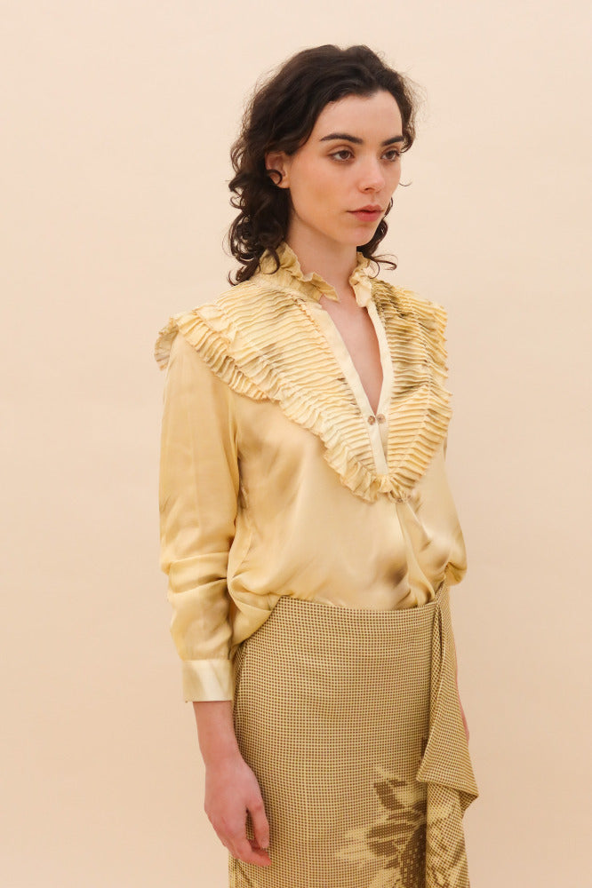 BLUSA MAZAHUA ESTAMPADA