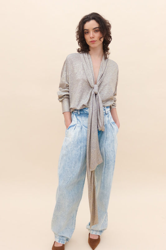 PANTALON TEODORA MEZCLILLA