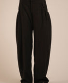 PANTALON HUIZACHE NEGRO LINO