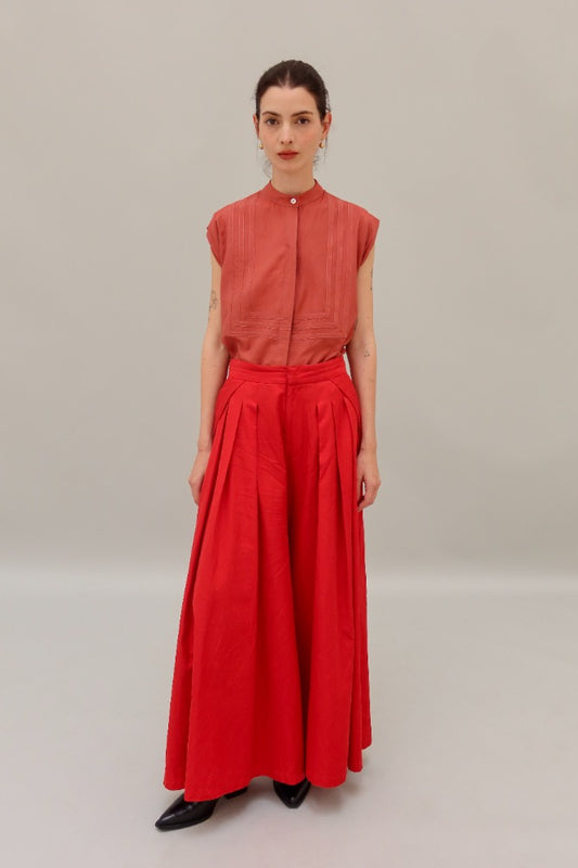 PANTALON INCIENSO ROJO