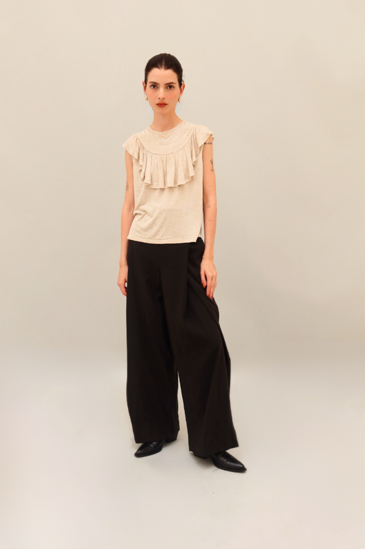 PANTALÓN PAMELA CUPRO NEGRO