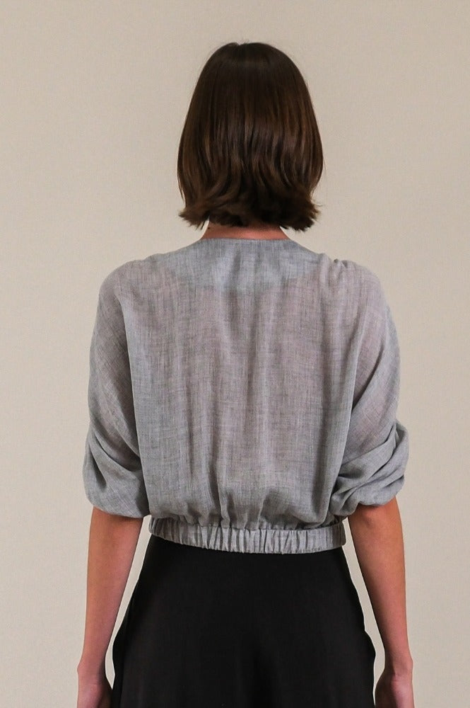 BLUSA ANA MARÍA GRIS