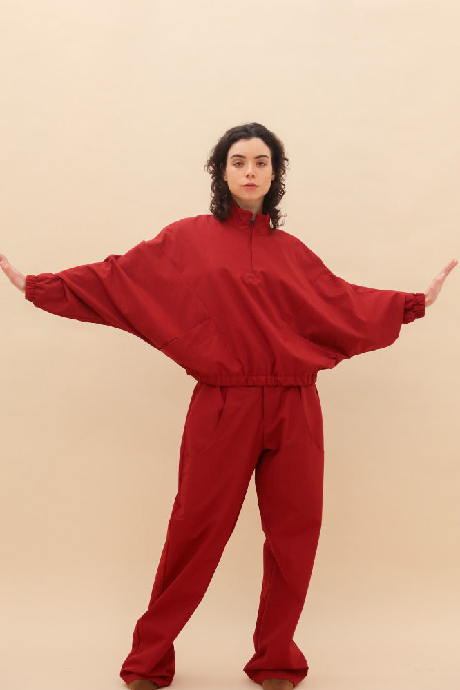 CHAMARRA MARIA ANGELES ROJA