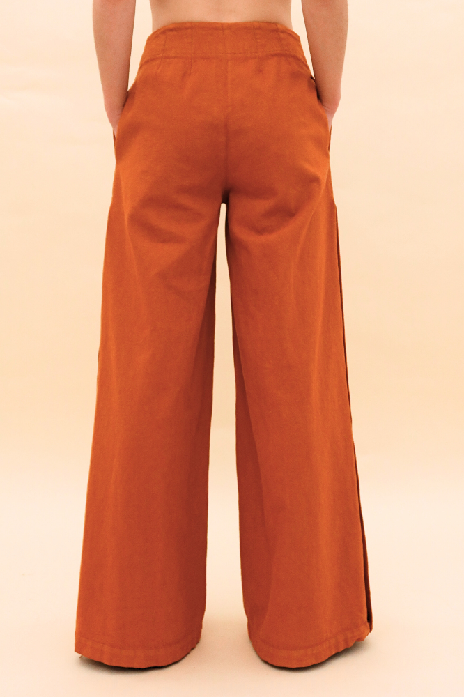 PANTALON SONIA MOSTAZA