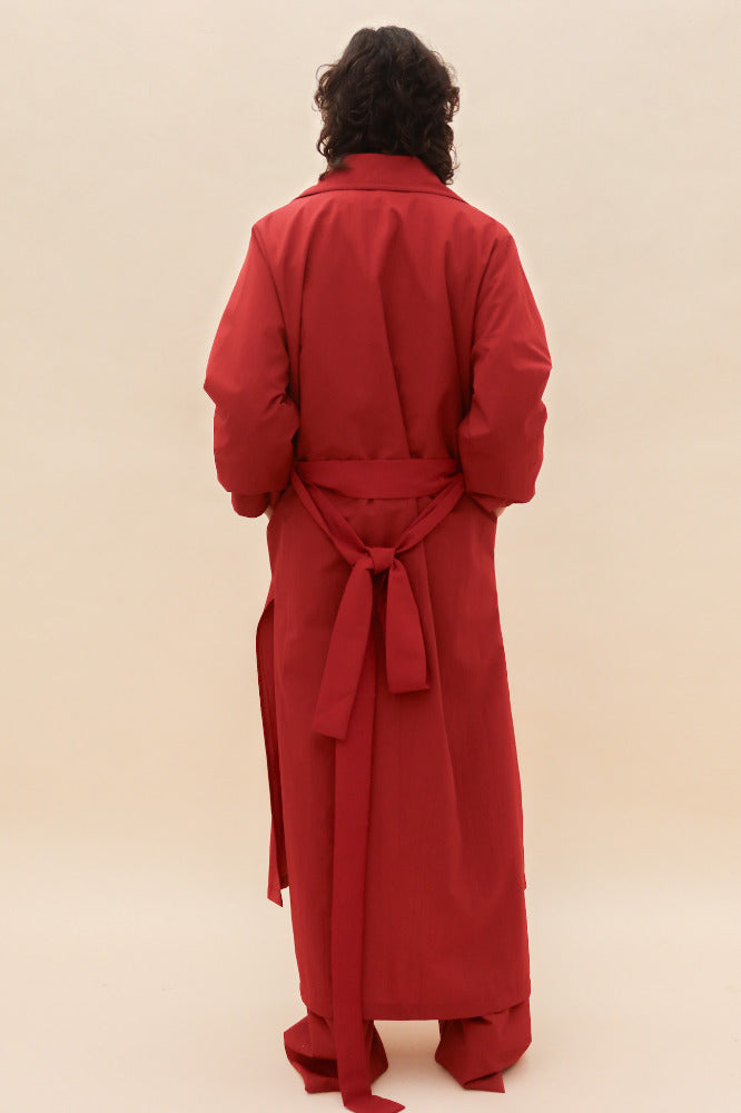 TRENCH FERNANDA ROJO