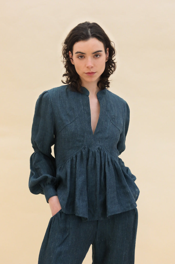 BLUSA MONTERIA ML PETROLEO