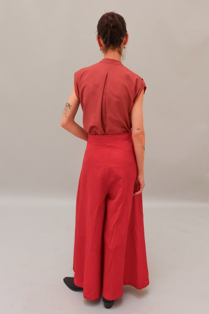 PANTALON INCIENSO ROJO