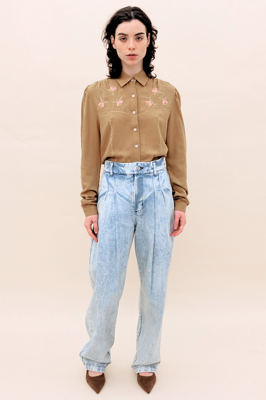 PANTALON TEODORA MEZCLILLA