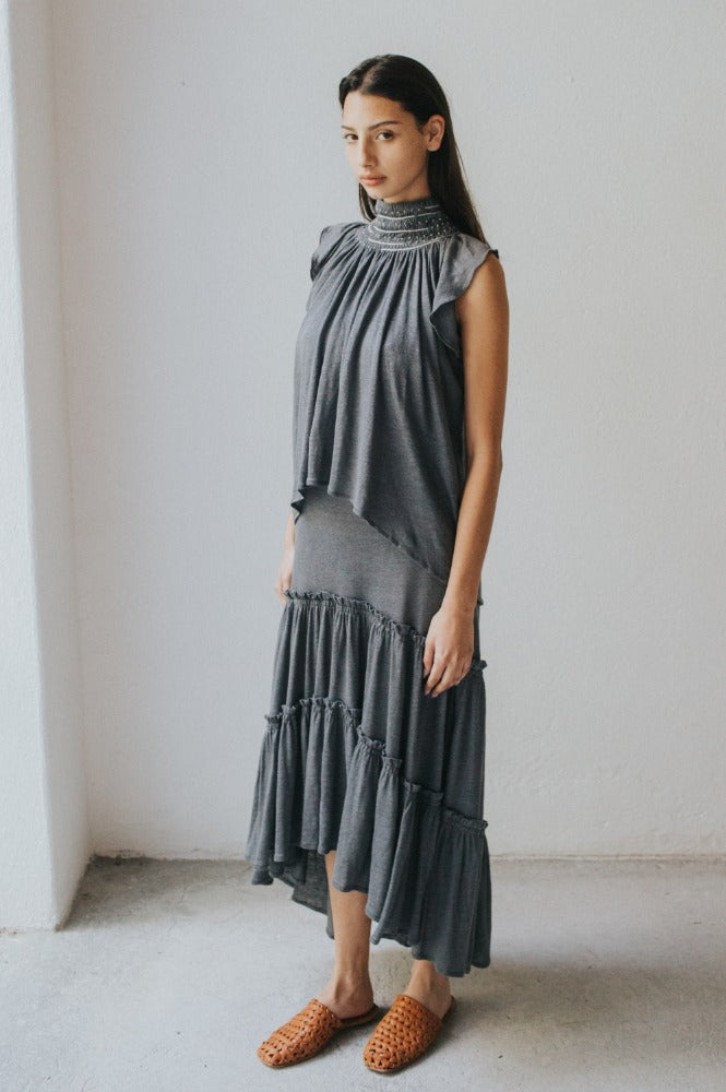 VESTIDO ALBA GRIS